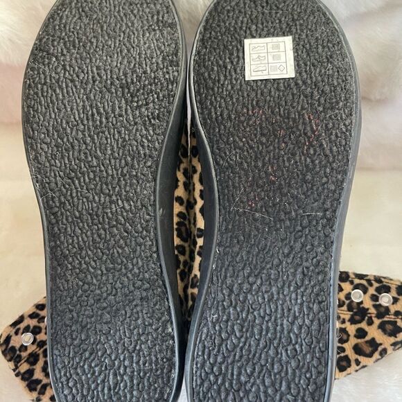 Cute to the Core Leopard prints studs versatile lace up /ankle sneakers … - Picture 9 of 12